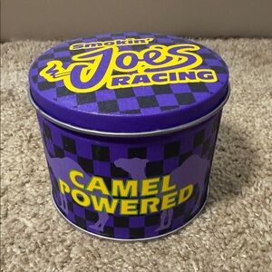 Smokin' Joe's Racing Camel Powered Tin - Purple & Yellow